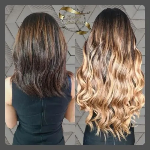 Foto de resultado antes e depois para elevar autoestima