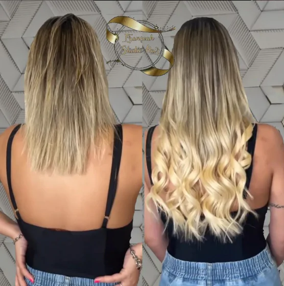 Resultado cabelos loiros